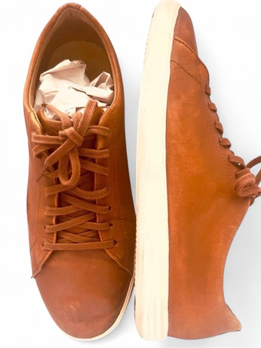 Cole Haan Grand Crosscourt Men’s Brown Leather Casual Sneakers